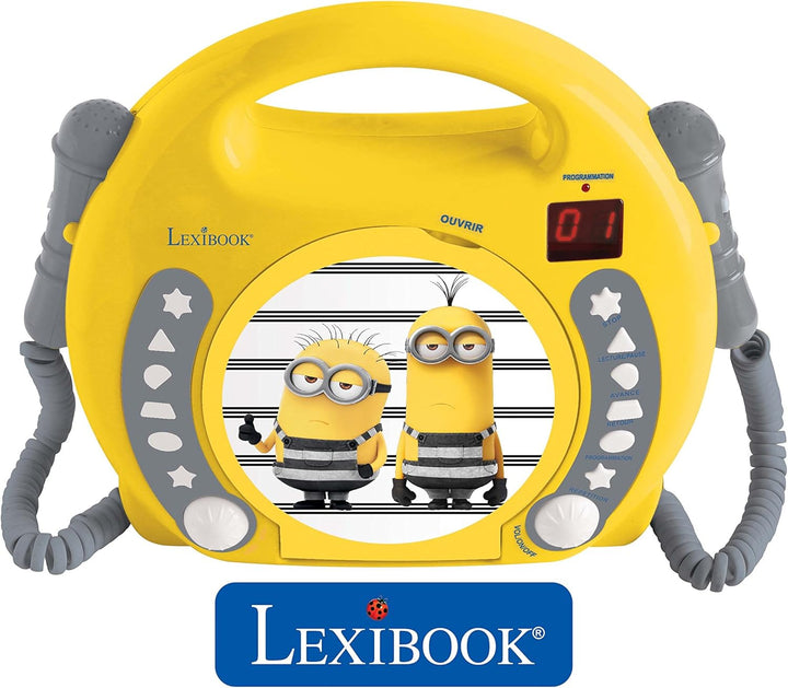 CD-Player mit 2 integrierten Mikrofonen Despicable Me Lexibook RCDK100DES Ich, einfach unverbesserli
