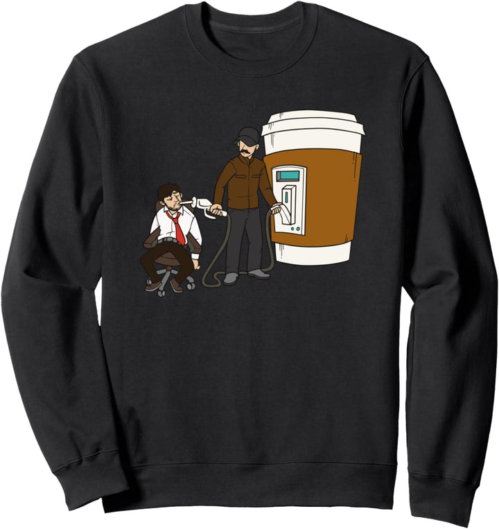 Kaffee ist mein lustiges Benzin-Gastank-geschenk des Benzins Sweatshirt