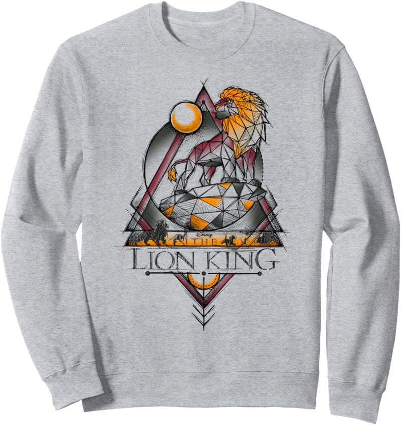 Disney The Lion King Simba Geometric Portrait Sweatshirt