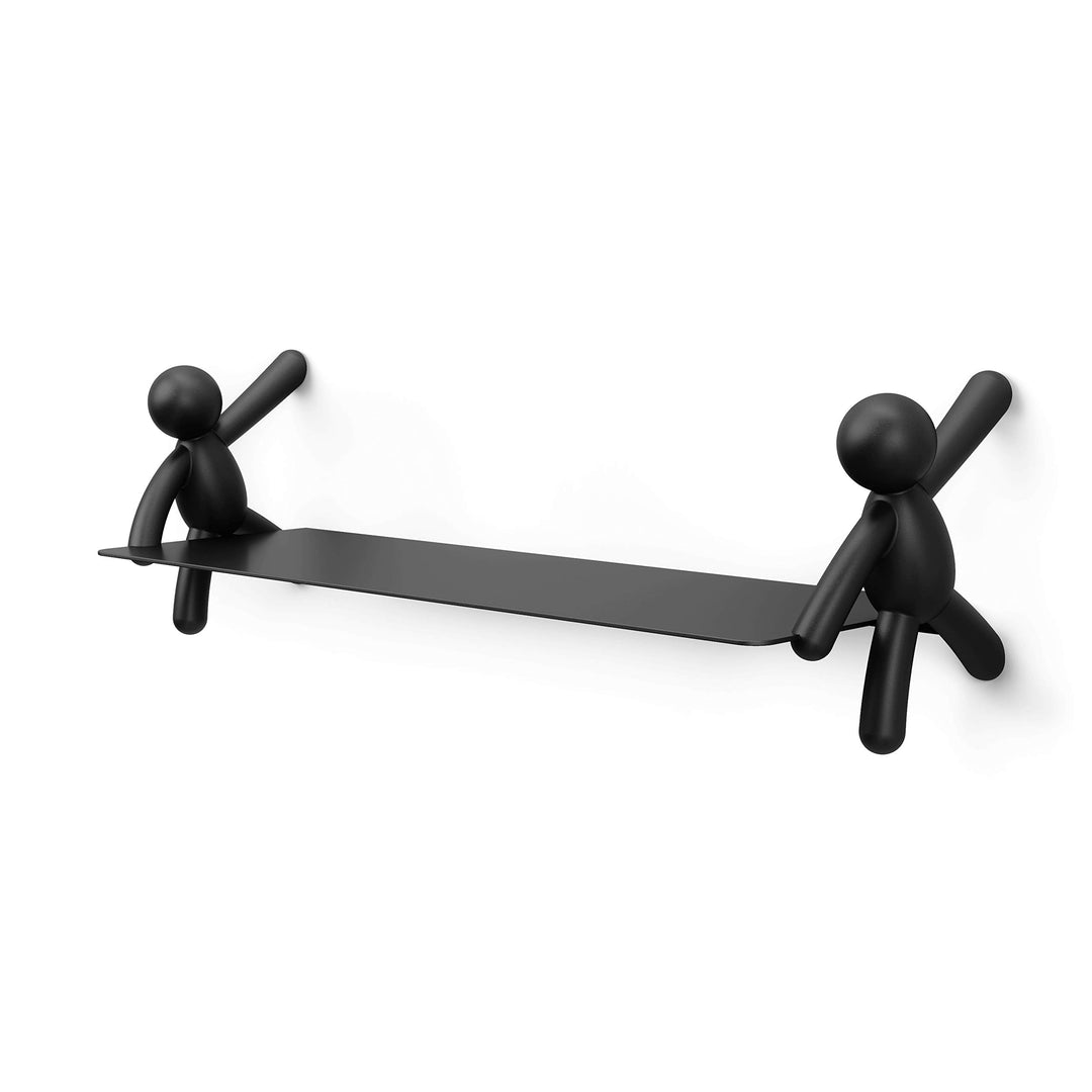 Umbra Buddy schwebendes Wandregal Shelves & Magazine Racks, Steel, Black, Einheitsgrösse, Zeitgenöss