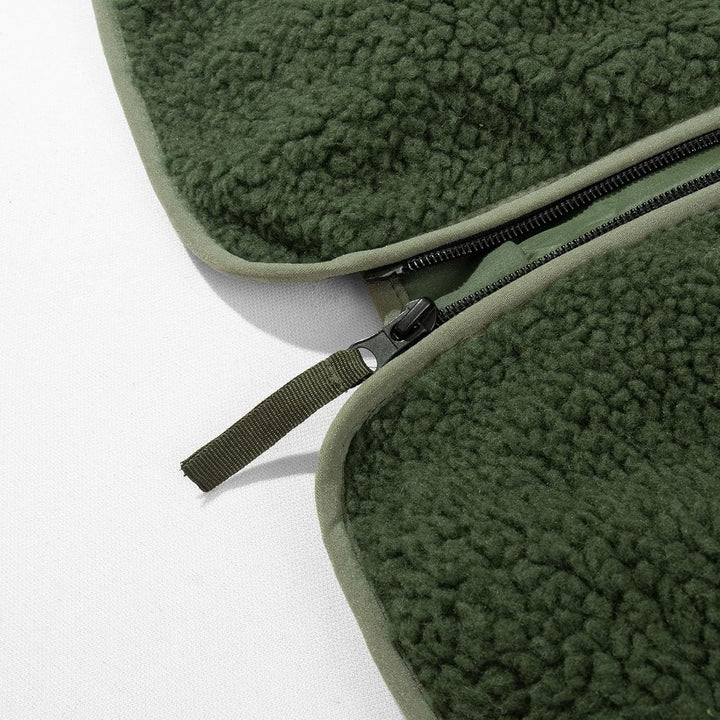 KuschelFleece Pullover für Herren Sweatshirt mit Teddyfell Kuschelpulli Flauschig Teddyfleece Kapuze