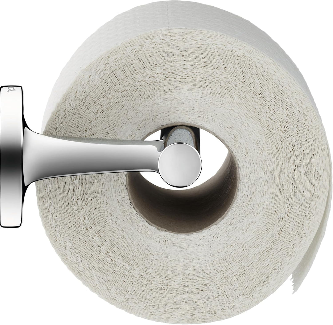 Duravit Papierrollenhalter Starck T, für 1 Rolle, Wandmontage, Chrom ohne Deckel für 1 Rolle Chrom,