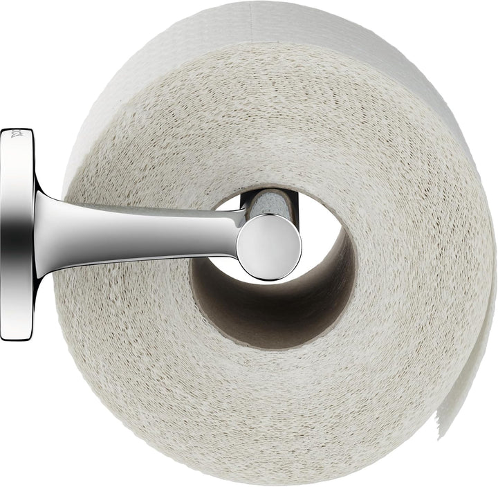 Duravit Papierrollenhalter Starck T, für 1 Rolle, Wandmontage, Chrom ohne Deckel für 1 Rolle Chrom,