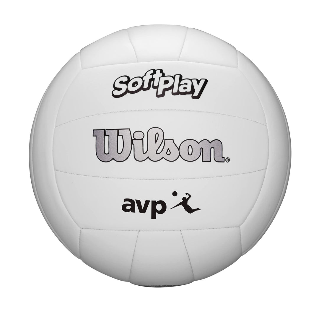 Wilson AVP Soft Play Volleyball - Official Size Weiss, Weiss/opulenter Garten