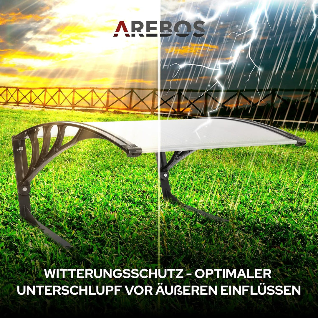 Arebos Mähroboter Garage | Rasenmäher Rasenroboter Automower | Carport 102 x 79 x 46 cm | Witterungs