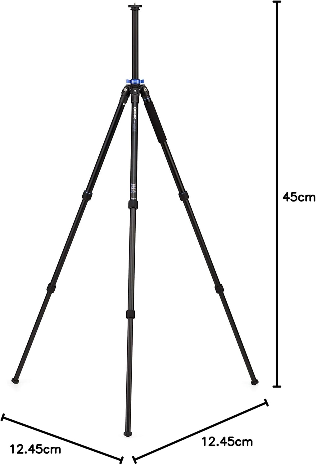 Benro tma27 a Mach3 AL Series 2 Tripod, 3 Abschnitt, Twist Lock, Monopod Umwandlung (schwarz), 2 Ser