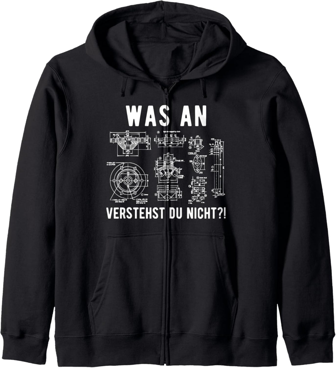 Maschinenbauer Maschinenbau Ingenieur Geschenk Kapuzenjacke