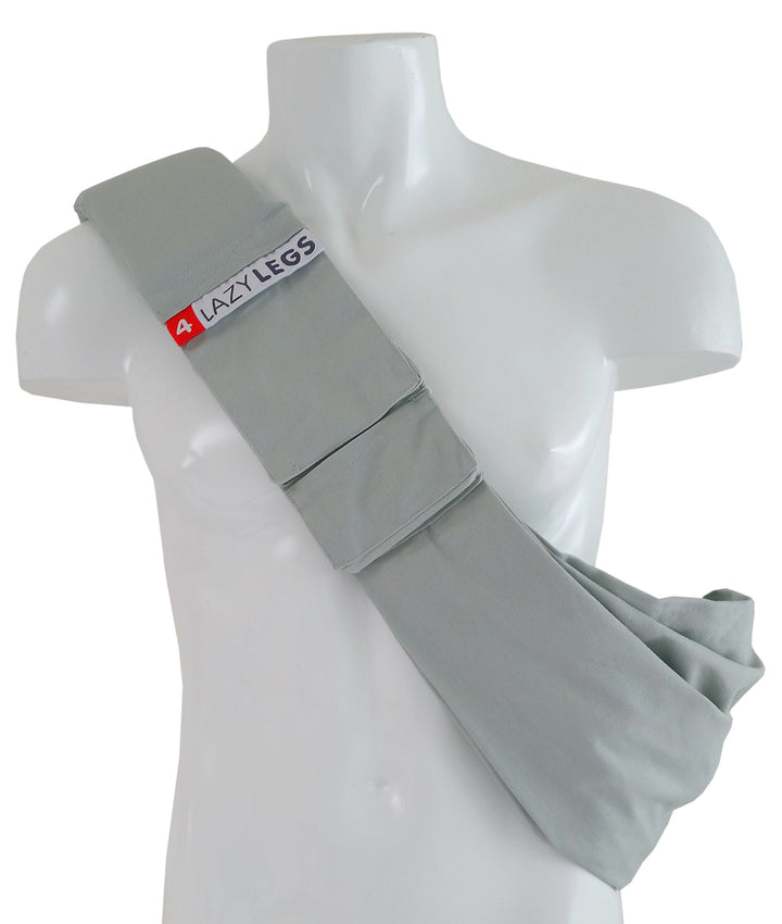 4Lazylegs PET Carrier Pocket Canvas Mineral Hundetragebeutel M, grau, Grau