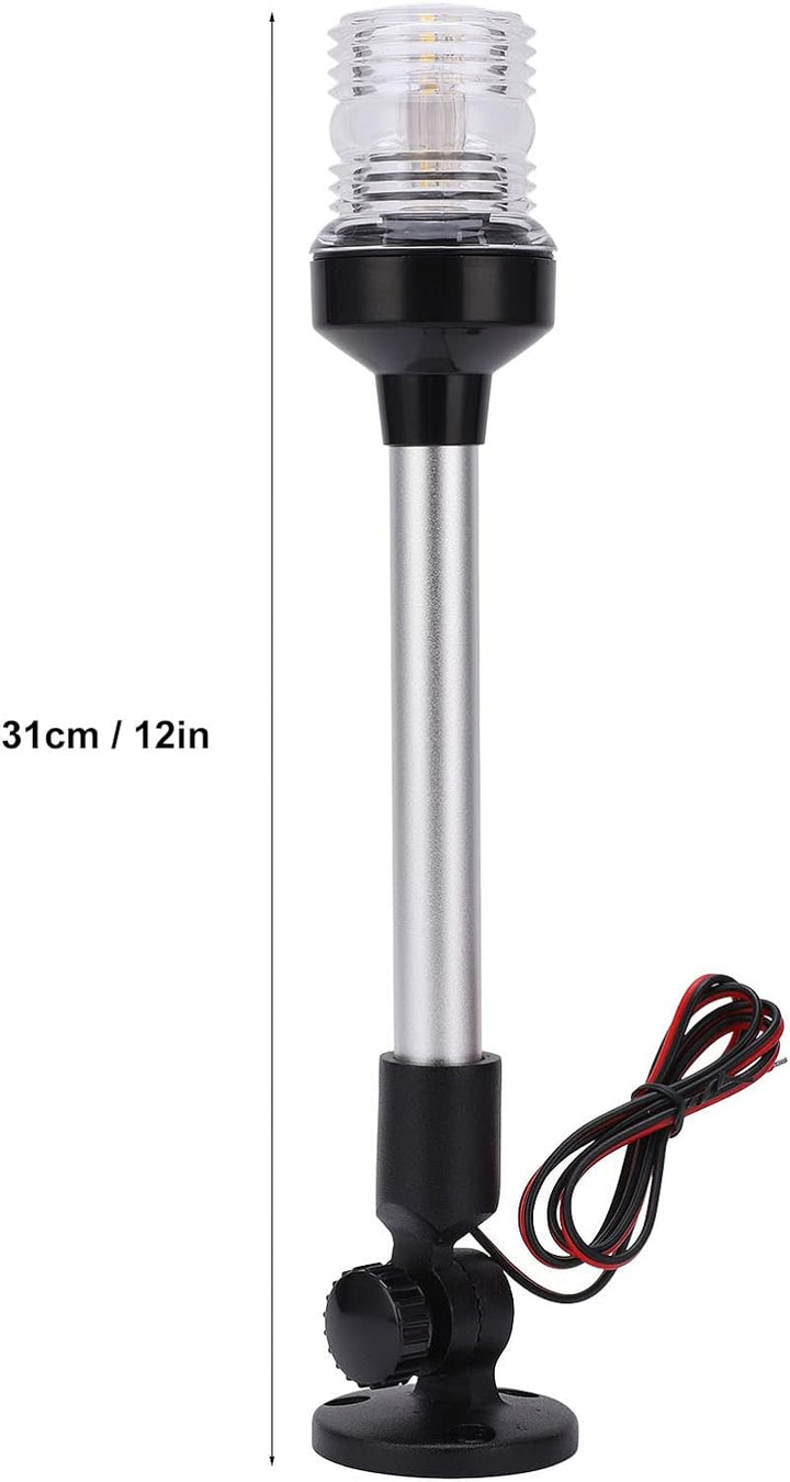 Uadme Ankerlicht, Weiss Marine Ankerlicht 12V - 24V Boot 360° Ankerlicht LED Navigationssignallicht