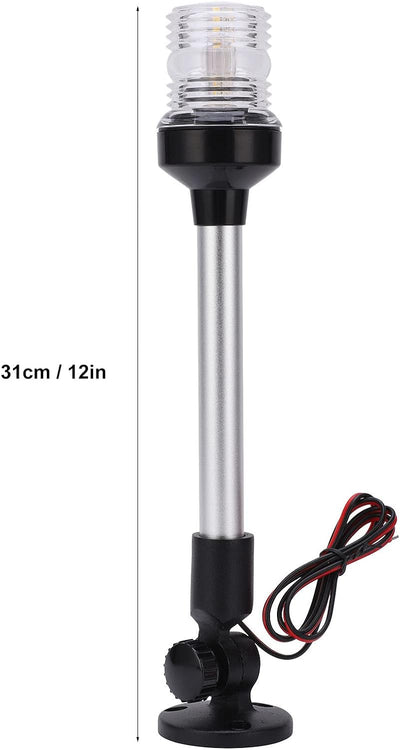 Uadme Ankerlicht, Weiss Marine Ankerlicht 12V - 24V Boot 360° Ankerlicht LED Navigationssignallicht