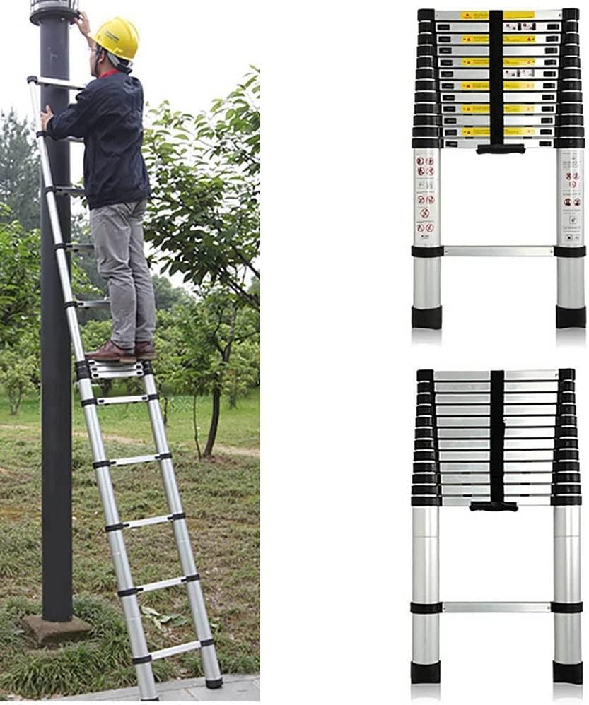Teleskopleiter aus Aluminium, ausziehbare Teleskopleiter, Teleskopleiter, Klappleiter, Loft Ladder,