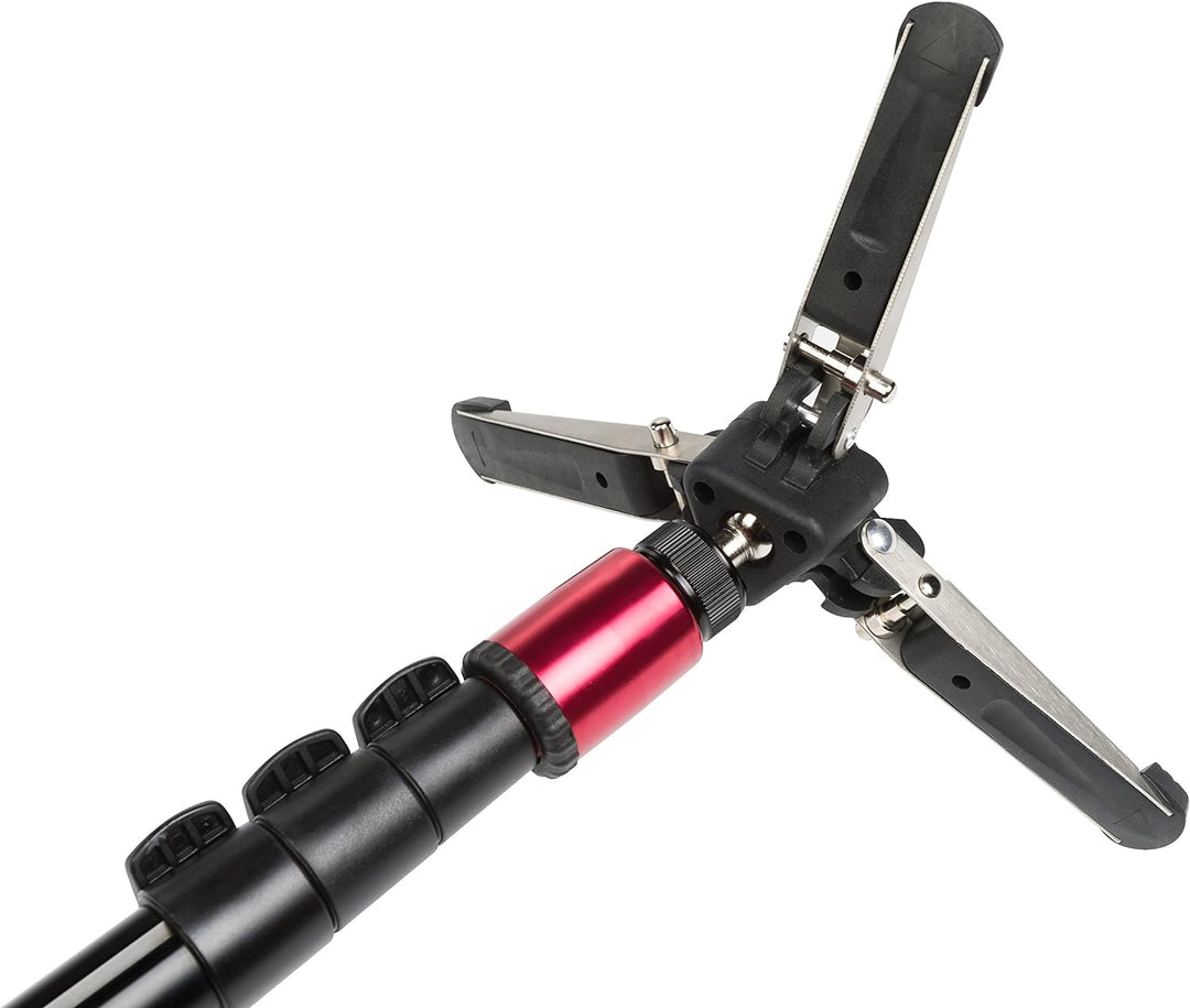 Bresser F002019 MP-274VH Traveler Einbeinstativ mit Standspinne Schwarz