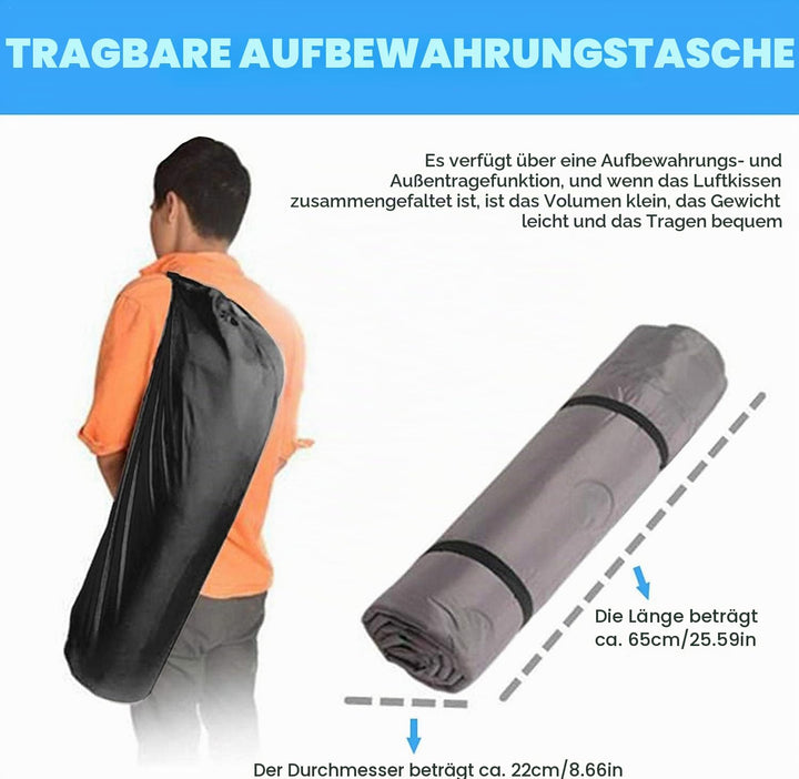 GJXJY Selbstaufblasbare Luftmatratze Auto Kofferraum mit Tragetasche Tragbare Bewegliche Dickere Luf