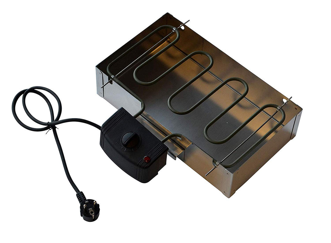 Universal Elektroheizung 2000 Watt für Räucherofen/Räucherschrank (Glutkasten + E-Set) Glutkasten +