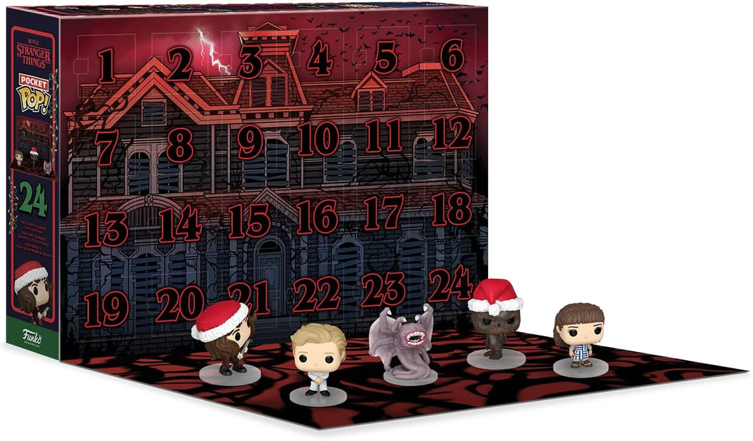 Funko Advent Calendar: Stranger Things 2024-24 Tage der Überraschung - Vinyl-Minifigur Zum Sammelns