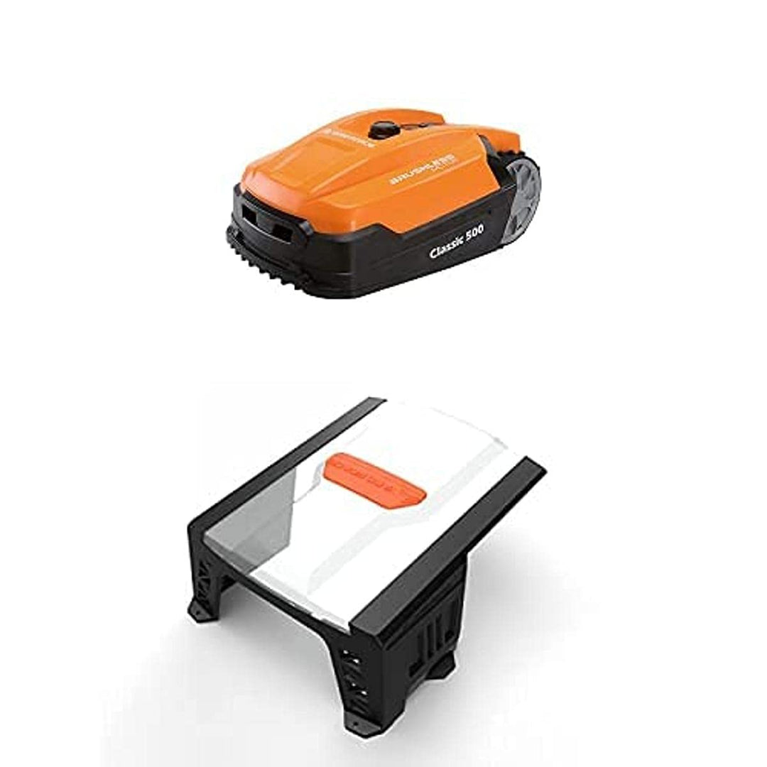 YARD FORCE Mähroboter Classic 500 bis zu 500 qm - Selbstfahrender Rasenmäher Roboter mit Kantenschne