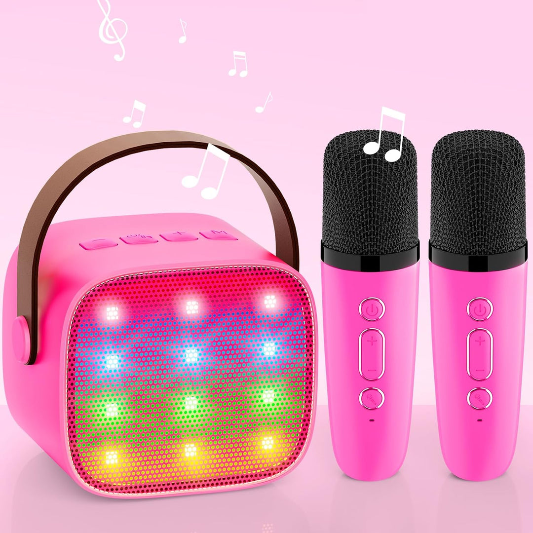 Mädchen Geschenk Kinder Karaoke Maschine: Karaoke Mikrofon Kinder- Spielzeug ab 3-11 Jahre Mädchen J