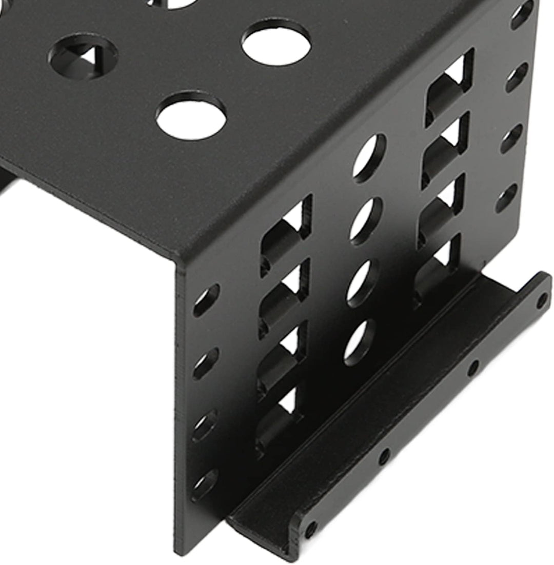 Festplattenkäfig 2er Set für 3,5 Zoll und 2,5 Zoll Festplatten, Aluminiumlegierung Hohldesign, Hohe