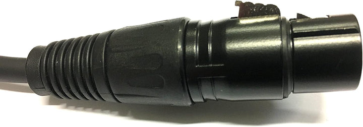 xlr0.5mt-s Kabel Profi Audio DMX Cannon XLR M/F, geflochten, abgeschirmt und Balanced, 0.5 Meter 0,5