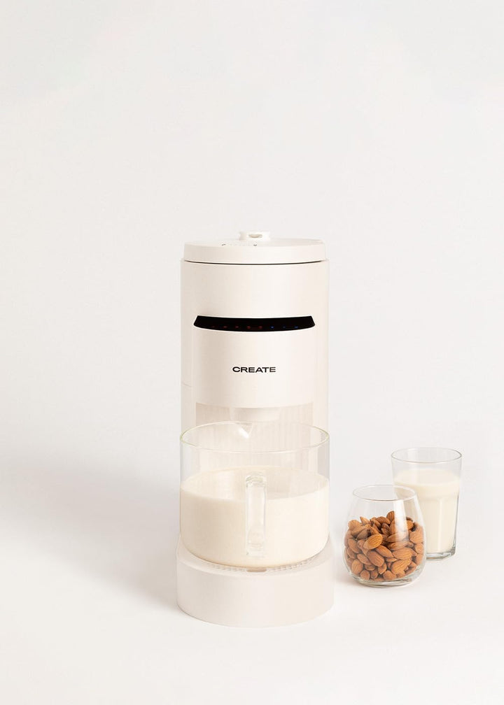 CREATE / VEGAN MILK MAKER / 1,5L Pflanzenmilchmaschine / WEISS/ Mandeln, Milkshake / 6 Automatikprog