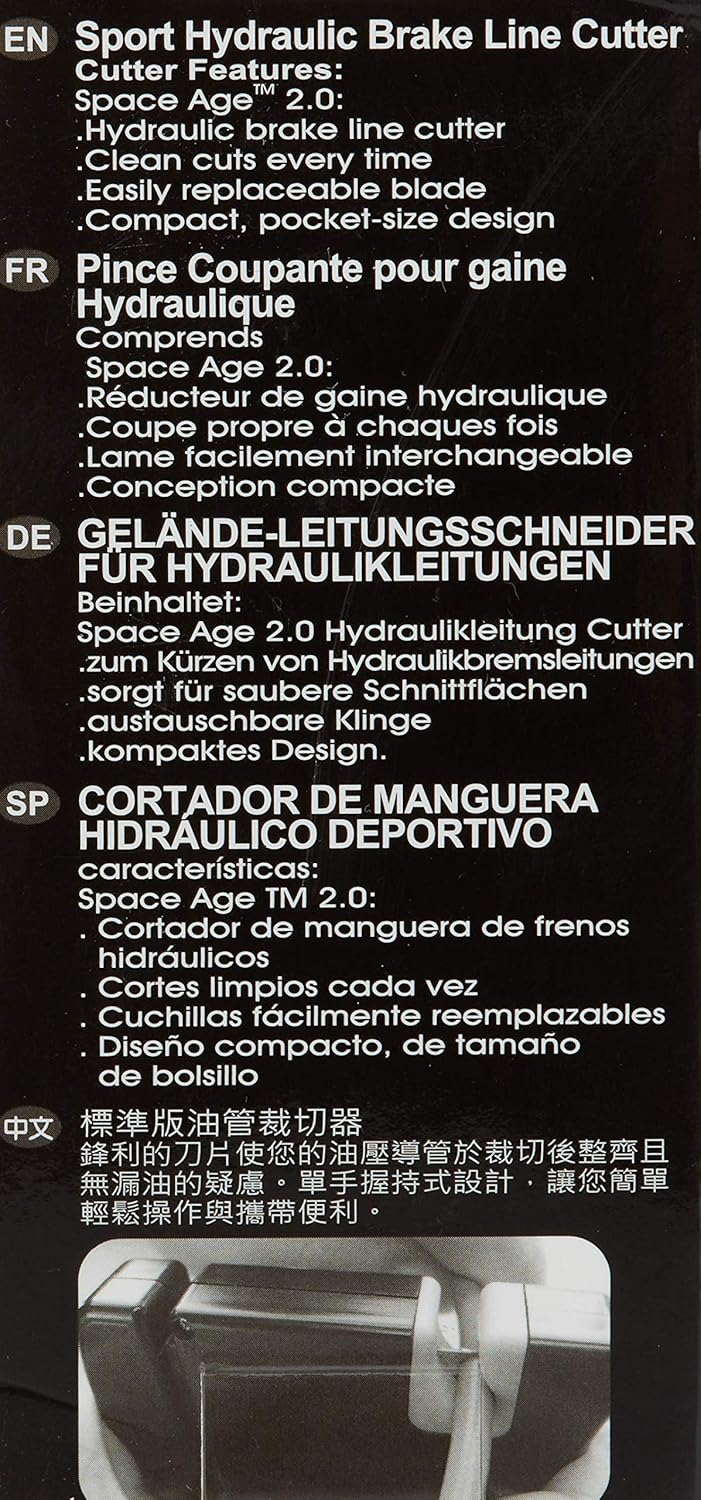 Jagwire Space Bike Kabelschneider, hydraulische Kabelschneider für sicheres und gleichmässiges Schne