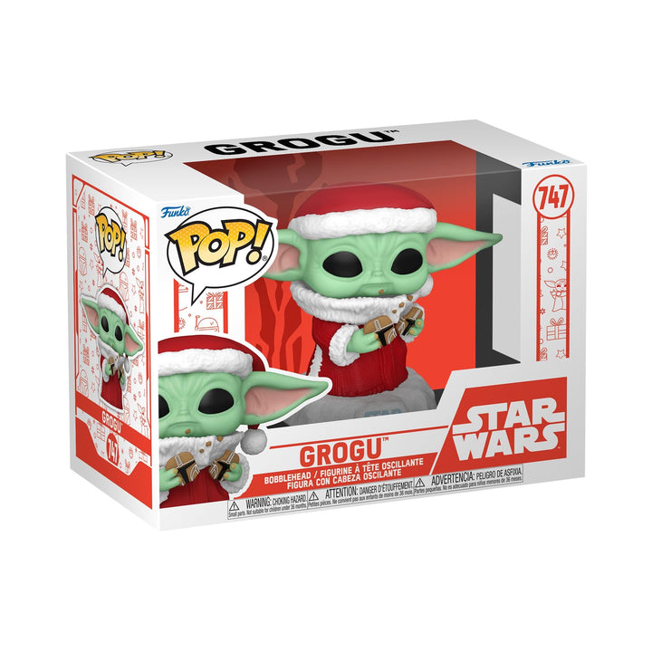 Funko Pop! Star Wars: Mando Holiday - Grogu (The Child, Baby Yoda) - The Mandalorian - Vinyl-Sammelf