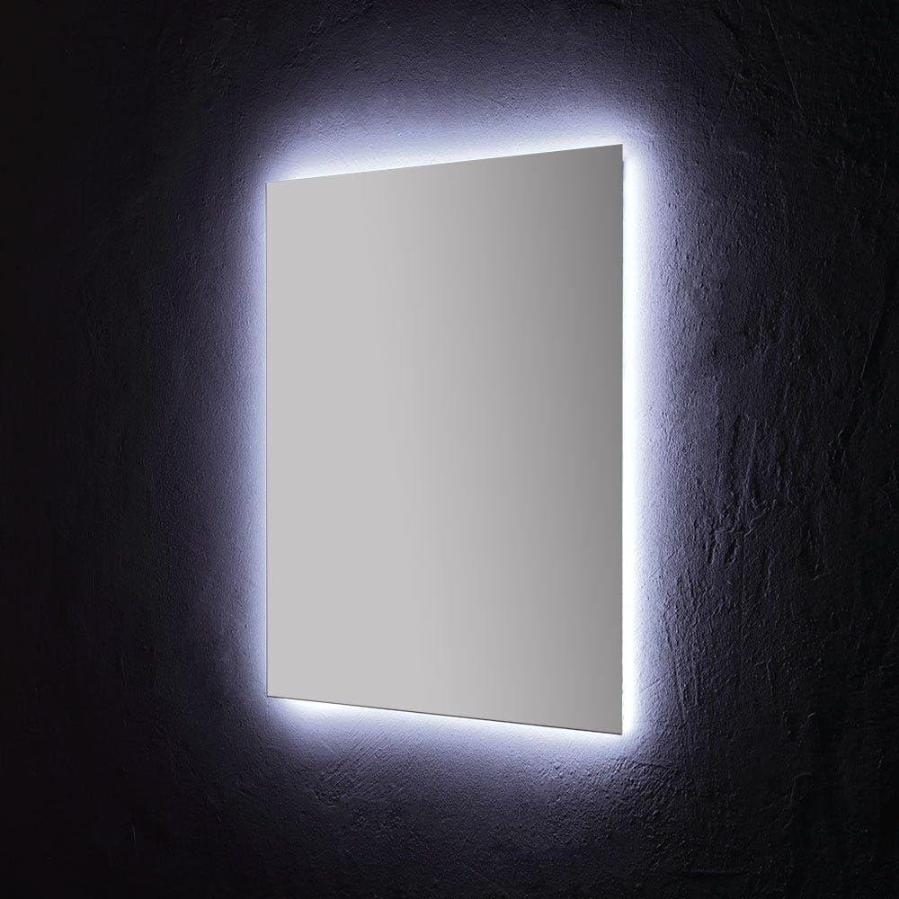 KIAMAMI VALENTINA BADEZIMMERSPIEGEL 80X70 cm MIT LED-HINTERGRUNDBELEUCHTUNG
