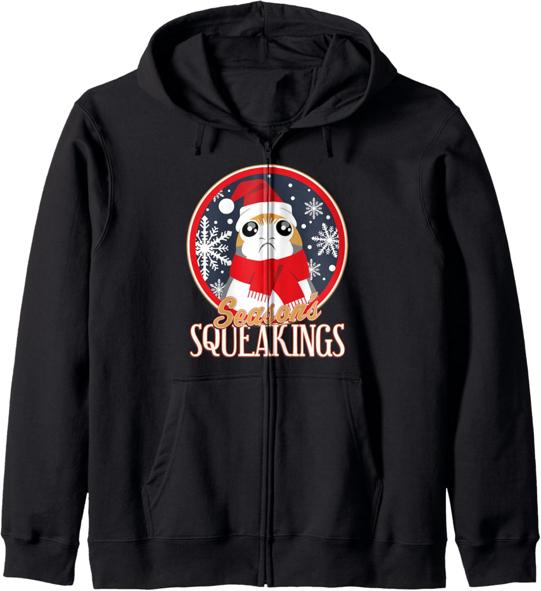 Star Wars Porg Seasons Squeakings Santa Christmas Kapuzenjacke