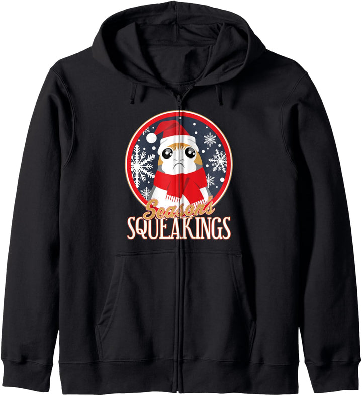 Star Wars Porg Seasons Squeakings Santa Christmas Kapuzenjacke