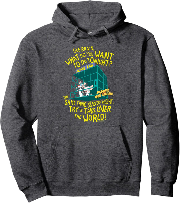 Pinky and the Brain The World Pullover Hoodie