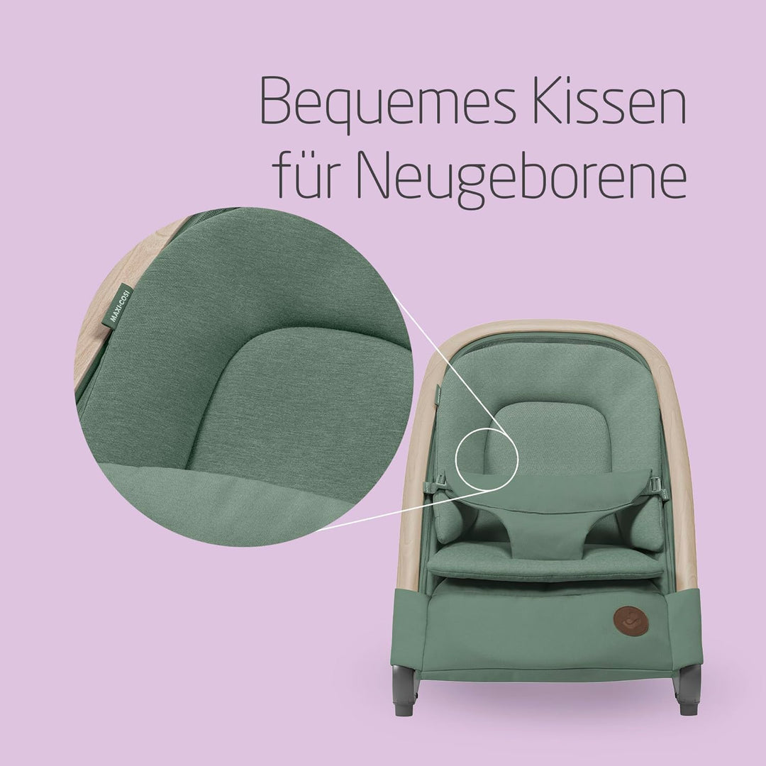 Maxi-Cosi Kori 2-in-1 Baby wipstoel met speelgoedboog, 0-2 jaar, tot 15 kg, Baby bouncer, 3 ligstand