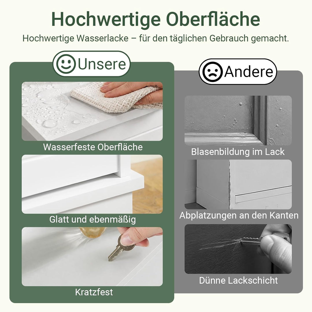 SoBuy Schuhschrank Schmal Schuhkipper Schmal mit 2 Klappen - für bis zu 10 Paar Schuhe, stabil und k