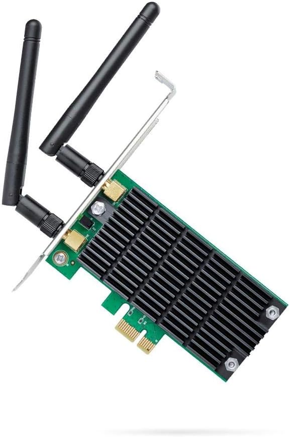 TP-Link Archer T4E WLAN PCIe Netzwerkkarte AC1200 mit 2x2 MIMO und Beamforming (867MBit/s auf 5GHz,