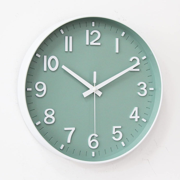 HZDHCLH Funkuhr 30 cm Grosses Ziffernblatt Wanduhr Geräuschlos,Geeignet für Schule, Zuhause, Wanddek