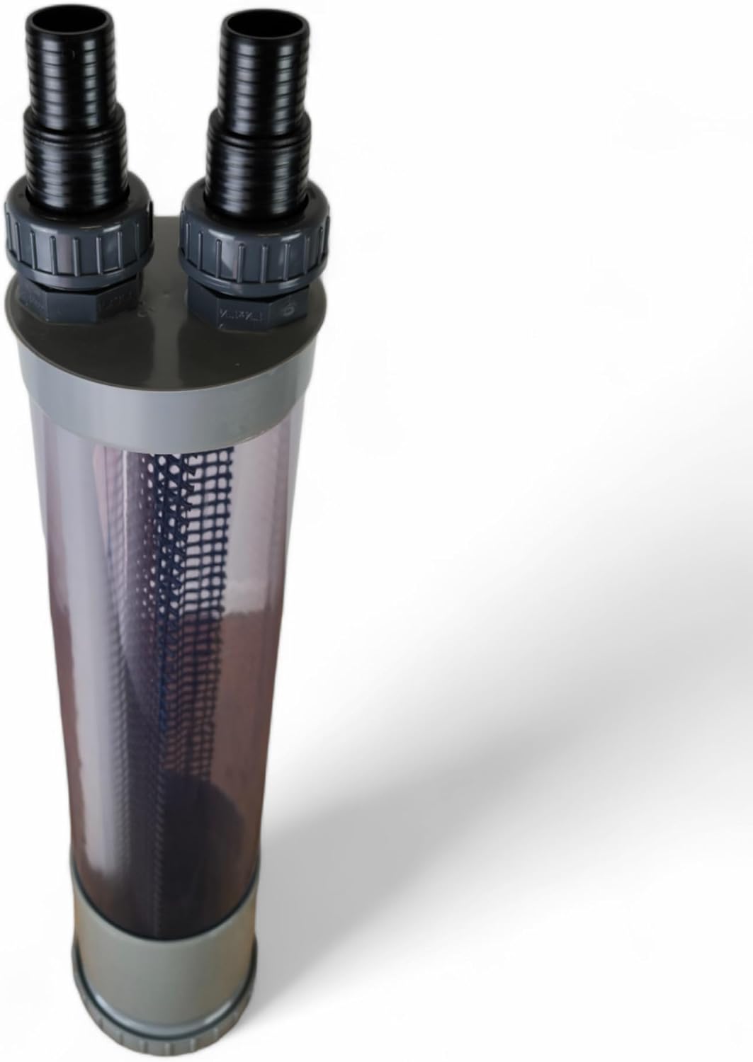 BoFiTec Vorfilter Steinabscheider für Schlammsauger Teichreiniger Teichsauger (DN110-67cm, Transpare