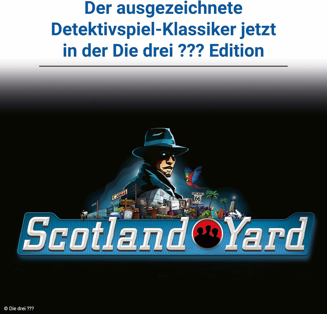 Ravensburger 24741 - Die DREI ??? Scotland Yard - Der Spieleklassiker für 2-6 Personen ab 8 Jahren m