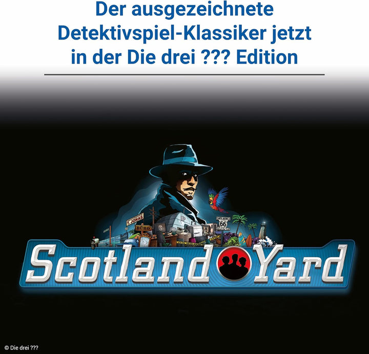 Ravensburger 24741 - Die DREI ??? Scotland Yard - Der Spieleklassiker für 2-6 Personen ab 8 Jahren m