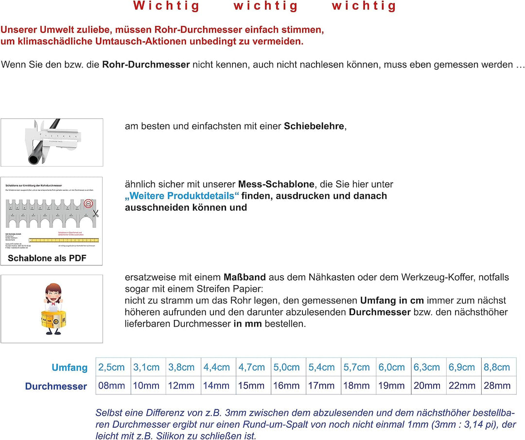 Rosetten Abdeckung für Rohre, Heizungen, Geländer - EINFACHE MONTAGE, Rohrverkleidung MADE IN GERMAN