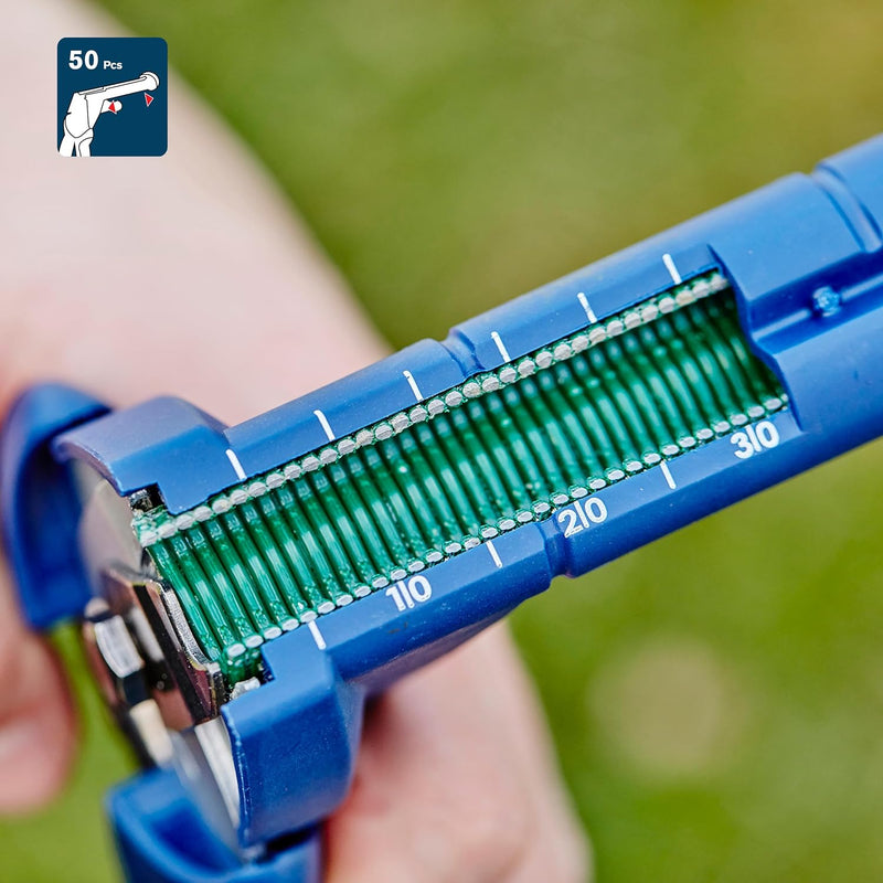 Rapid Zaunzange FP222 zur Befestigung von Spanndrähten und Zäunen, mit Magazin, für VR22 Zaun-Ringkl