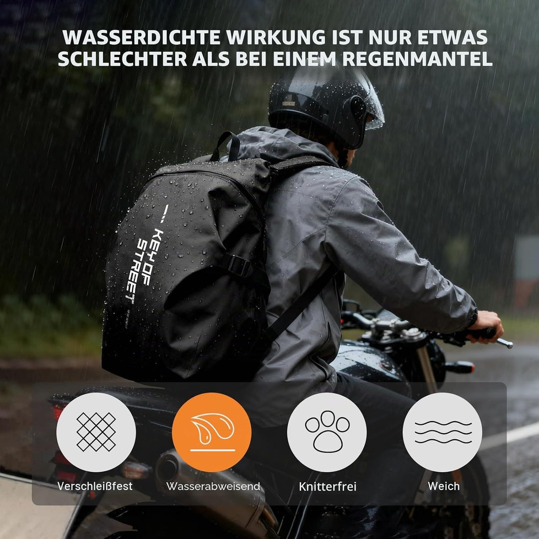 Motorradrucksäcke für Herren, wasserdichter Helmrucksack, Motorradzubehör, Laptoptaschen, Reiserucks