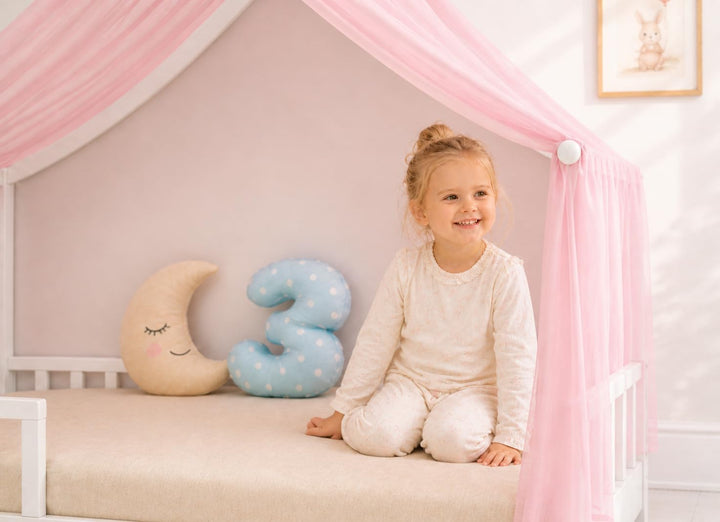 YellowNest Hausbett Himmel aus 100% Polyester – Einzelstück - Atmungsaktiv und trapazierfähig – Bett