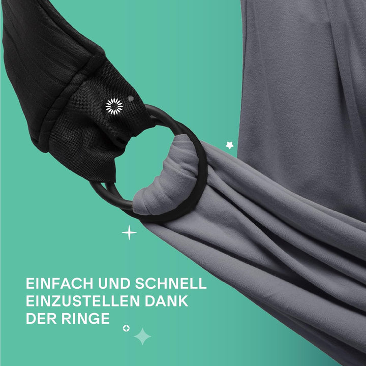 Koala Babycare Babytragetuch - Einfach anzuziehen - Elastisches Tragetuch bis zu 15 kg - Verstellbar