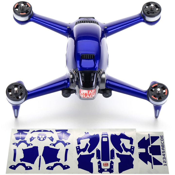 WRAPGRADE Skin Kompatibel mit DJI FPV (Stratosphere Blue)
