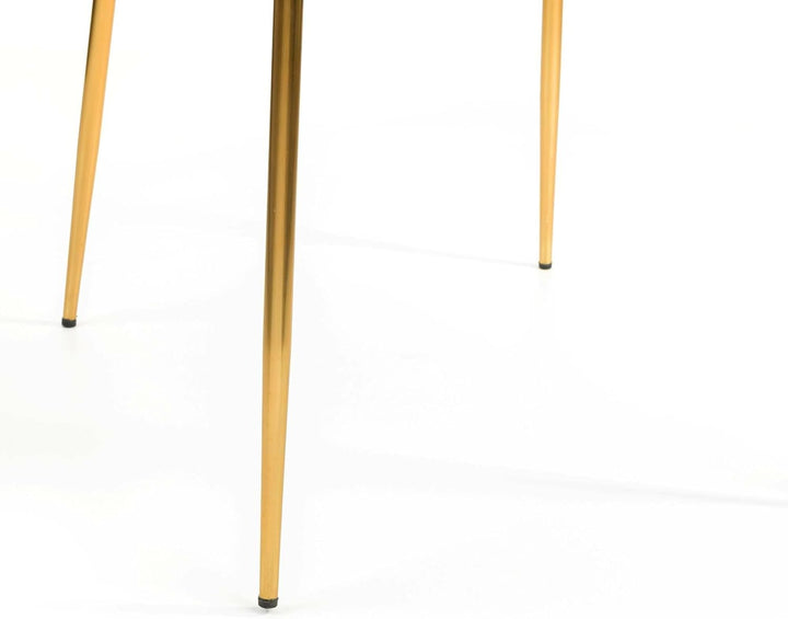 Julian Bowen Harper Esszimmerstuhl, 2 Stück, grau Grau und Gold, Grau und Gold