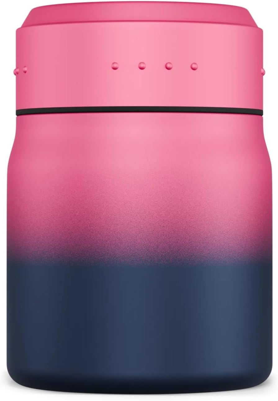Satch Thermo Lunchbox 500ml, auslaufsicher, isoliert, mit Gabel-Löffelkombination Pink Graffiti - Pi