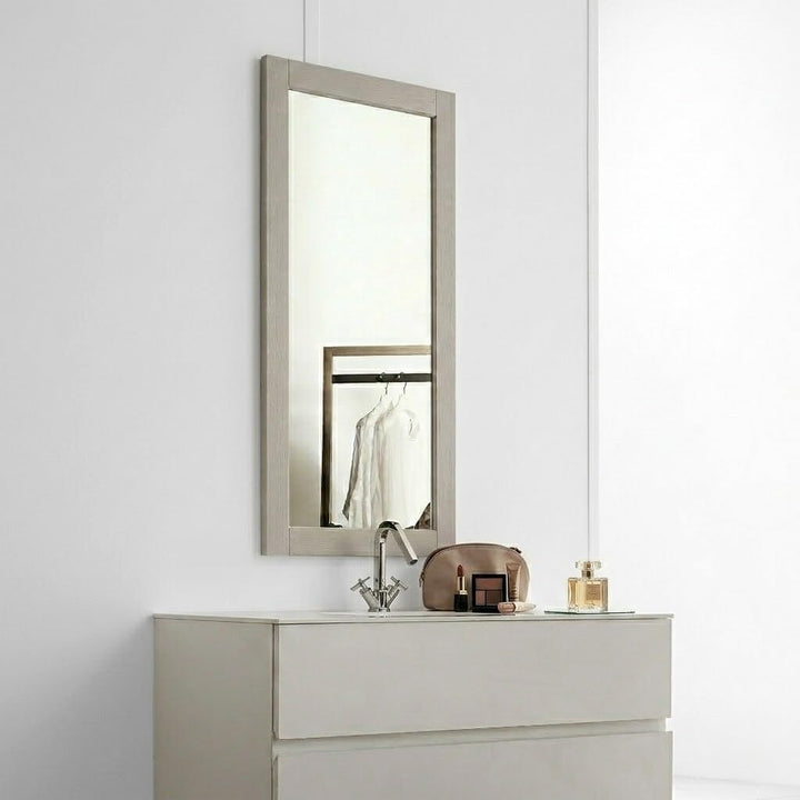 ARHome Wandspiegel, 120 x 60 cm, Taubengrau, Spiegel, Made in Italy Taupe 120 x 60, Taupe 120 x 60