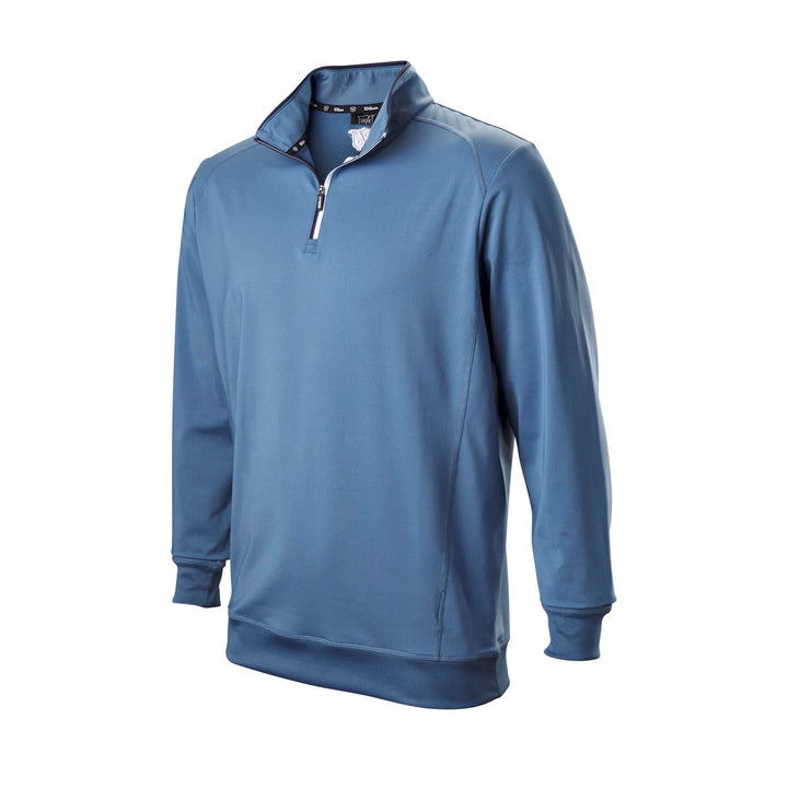 Wilson Herren Men's Thermal Tech Polo Shirt S Blau, S Blau