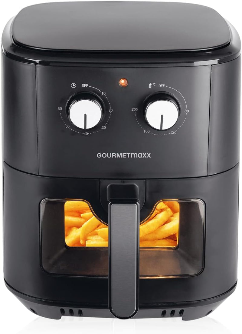 GOURMETmaxx Heissluftfritteuse 6,2 L (1500 W) | AirFryer mit Abschaltautomatik für punktgenaue Ergeb