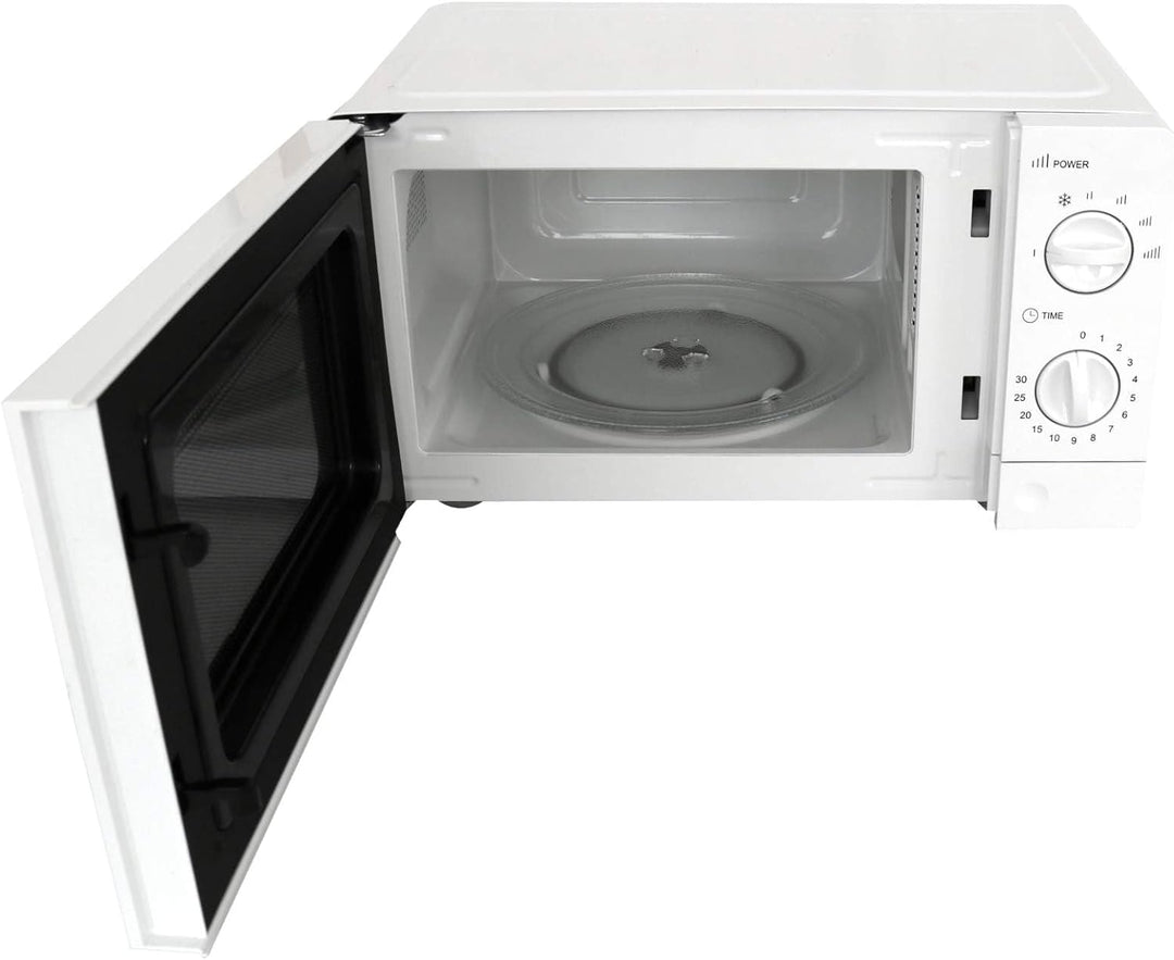 Deski Mikrowelle 20 Liter 700 Watt weiss 6 Stufen Mikrowellengerät