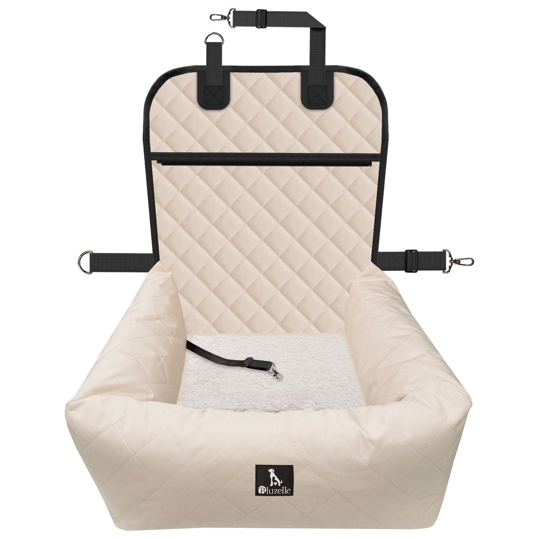 Hunde Autositz Auto Hundesitz, 2-in-1 Hundebett Hundekorb für kleine & mittelgrosse Hunde, Oxford St